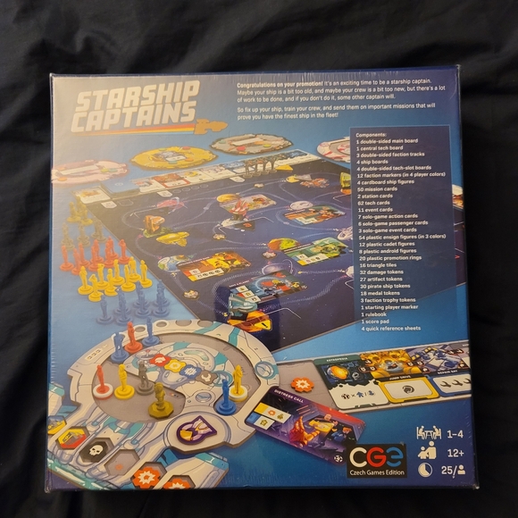 New Starship Captains – Board Game by Czech Games Edition 1-4 Players - Picture 2 of 8